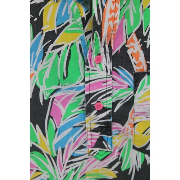 Chubbies Multicolor Tropical Print Casual Button Down Shirt - Picture 3 of 8